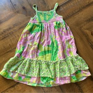 Lilly Pulitzer Casual Ruffle Dress Toddler Size 18 months